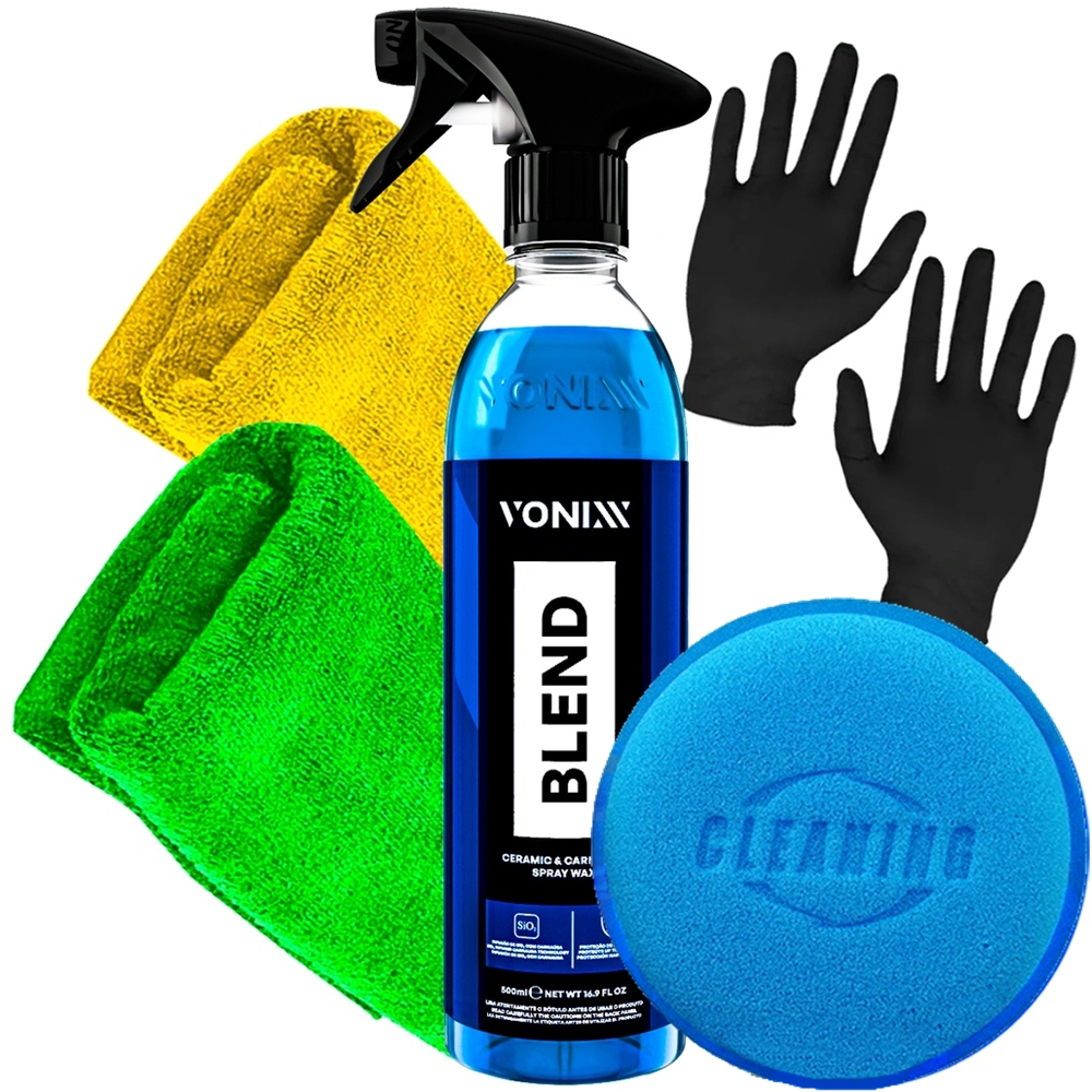 Blend Carnaúba Cera Spray Vonixx Longa Duração Kit Aplicador