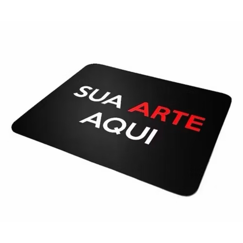 Mouse Pad Personalizado 22x18 Com nome, Foto, Logo Marca Empresas