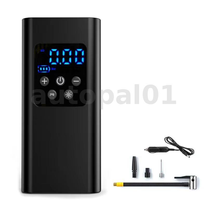 Bomba De Ar Para Pneu De Carro Sem Fio 150Psi Infladora Pneus E Motocicleta Elétrica 12V Com Luz LED