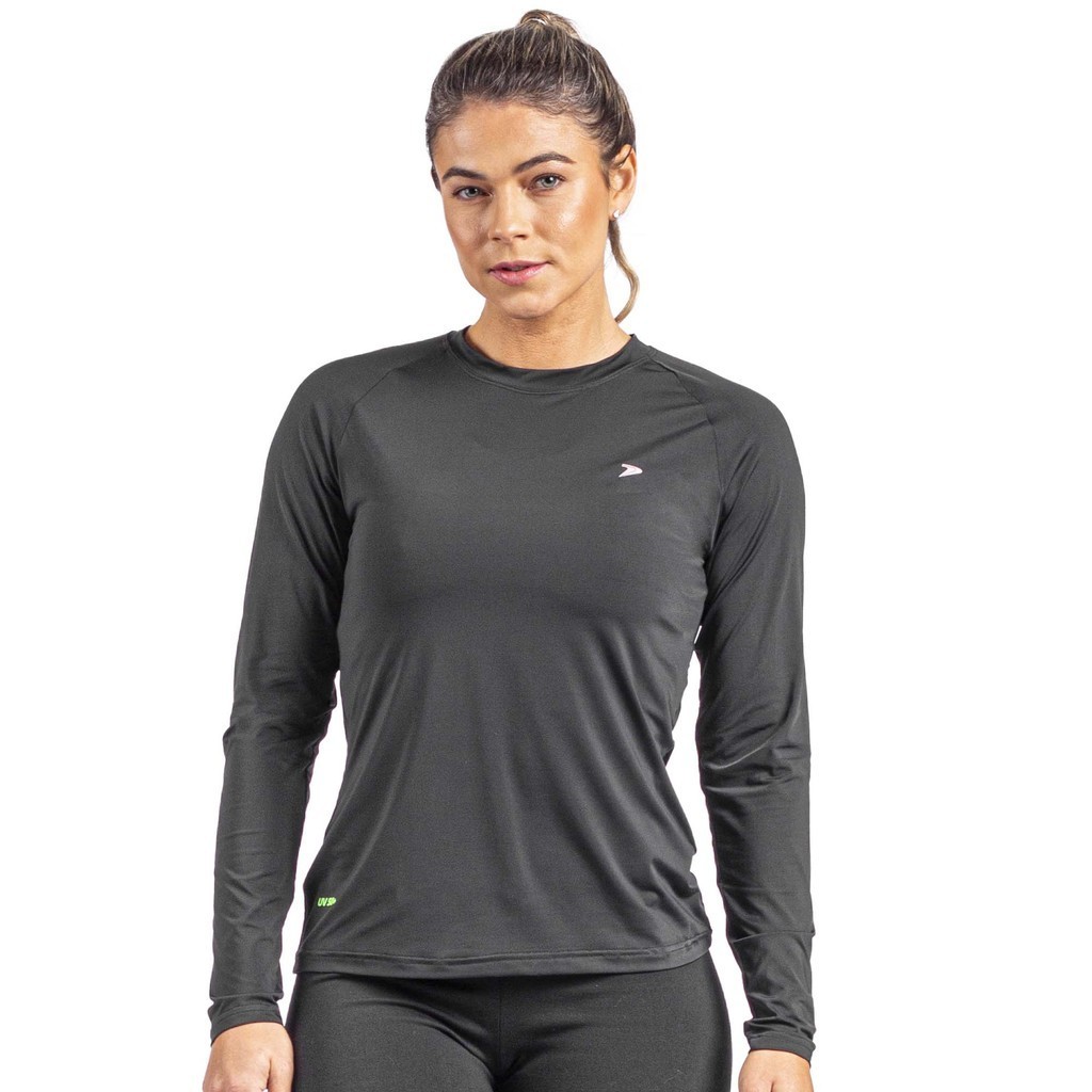 Camiseta Poliamida Runner Feminina Manga Longa Charm II 04424