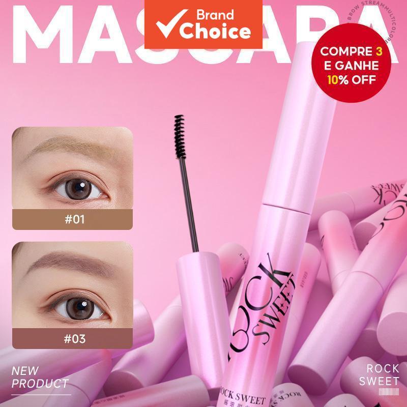 ROCK SWEET Velvet Brow Mascara-Sobrancelhas Selvagens Naturais À Prova D'água , De Longa Duração Secagem Rápida E De Man