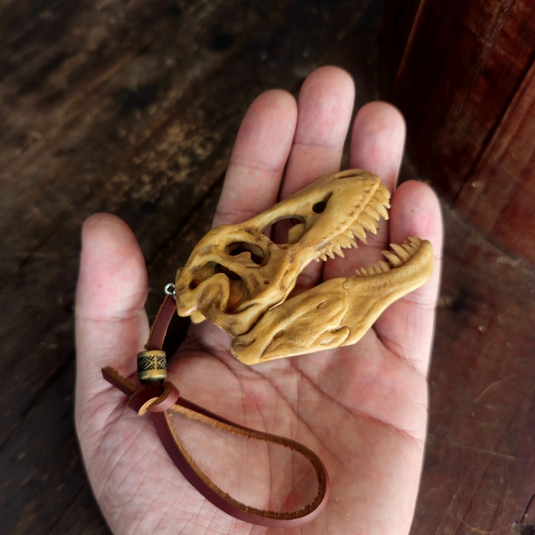 Pingentes cranio de dinossauro ultra realista diversos modelos