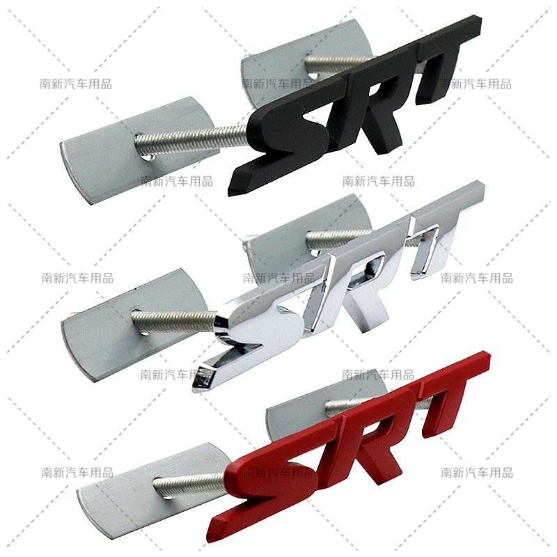  SRT Metal Grille Emblema Adesivo Decorativo Para Jeep Dodge Journey Calibre Acessórios Carro