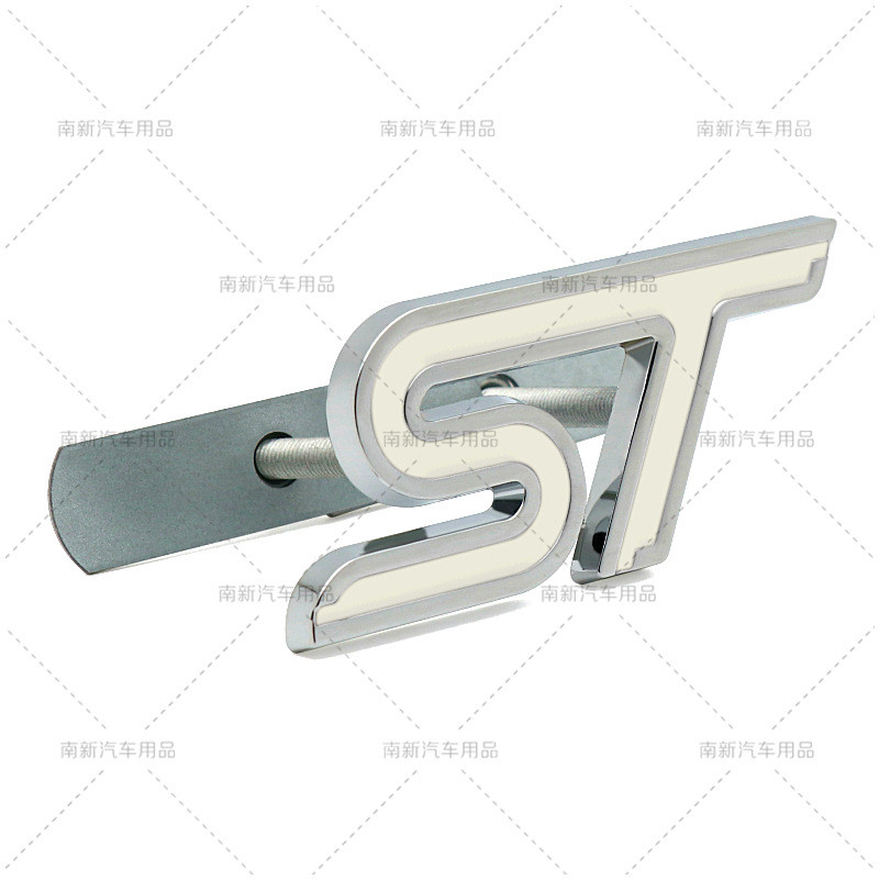 ST Metal Grille Emblema Adesivo Decorativo Para FORD FIESTA FOCUS MONDEO Acessórios Carro