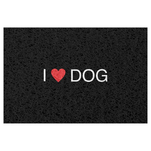 Tapete Dog Para Porta 80x40cm Antiderrapante Novidade Externo e Interno