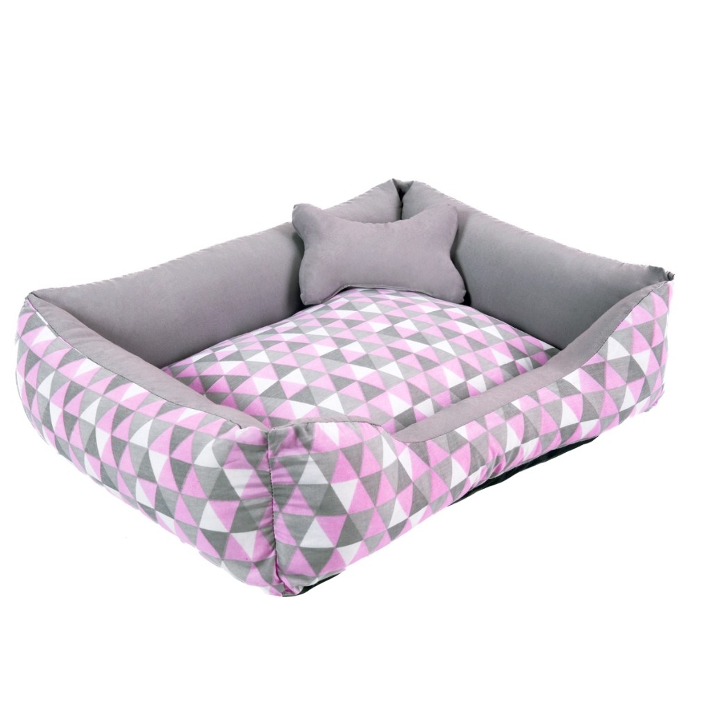Cama Pet DOG Caminha ALGODAO Cachorro Grande Lavável Fundo Impermeável 100% Algodão + Ossinho Pet