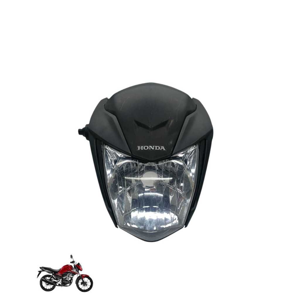 Farol Bloco Óptico Honda Cg 160 2021 2024 Paralelo