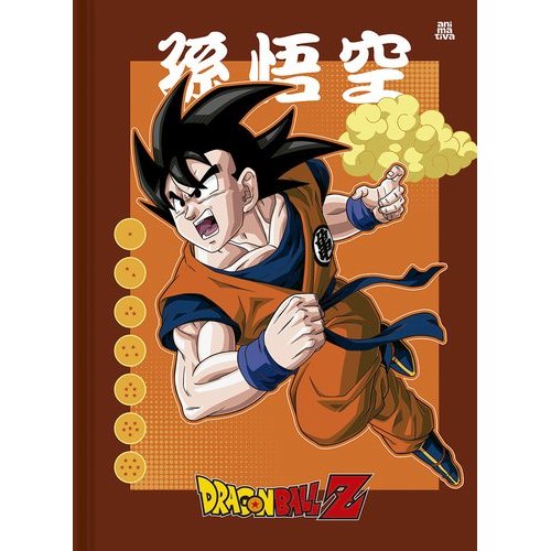 Caderno Costurado Dragon Ball Z 80 folhas - Sortido
