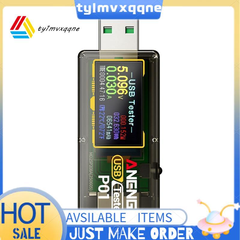 Medidor De Tensão E Corrente USB Testador Indicador De Type C Multifuncional De Carregamento Rápido Para Testes De Capac