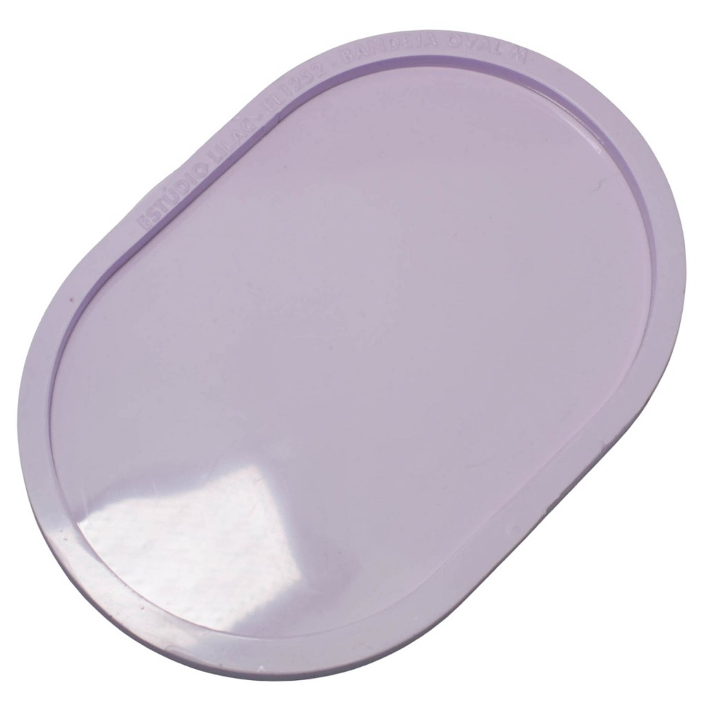 Molde de Silicone para Resina Bandeja Oval M - 1 cavidade (20 cm)
