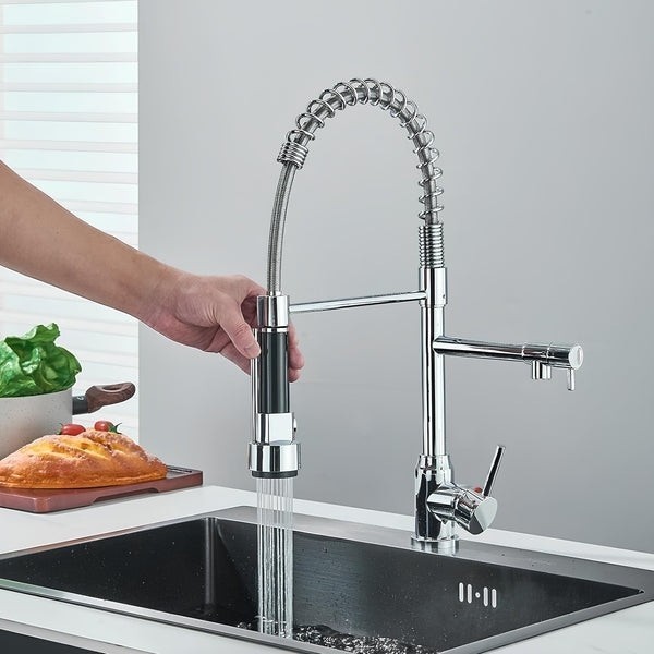 Torneira Cozinha Inox Chuveirinho Ducha Flexível Bico Esguicho Giro Pia Lava Louça Adaptador Jato