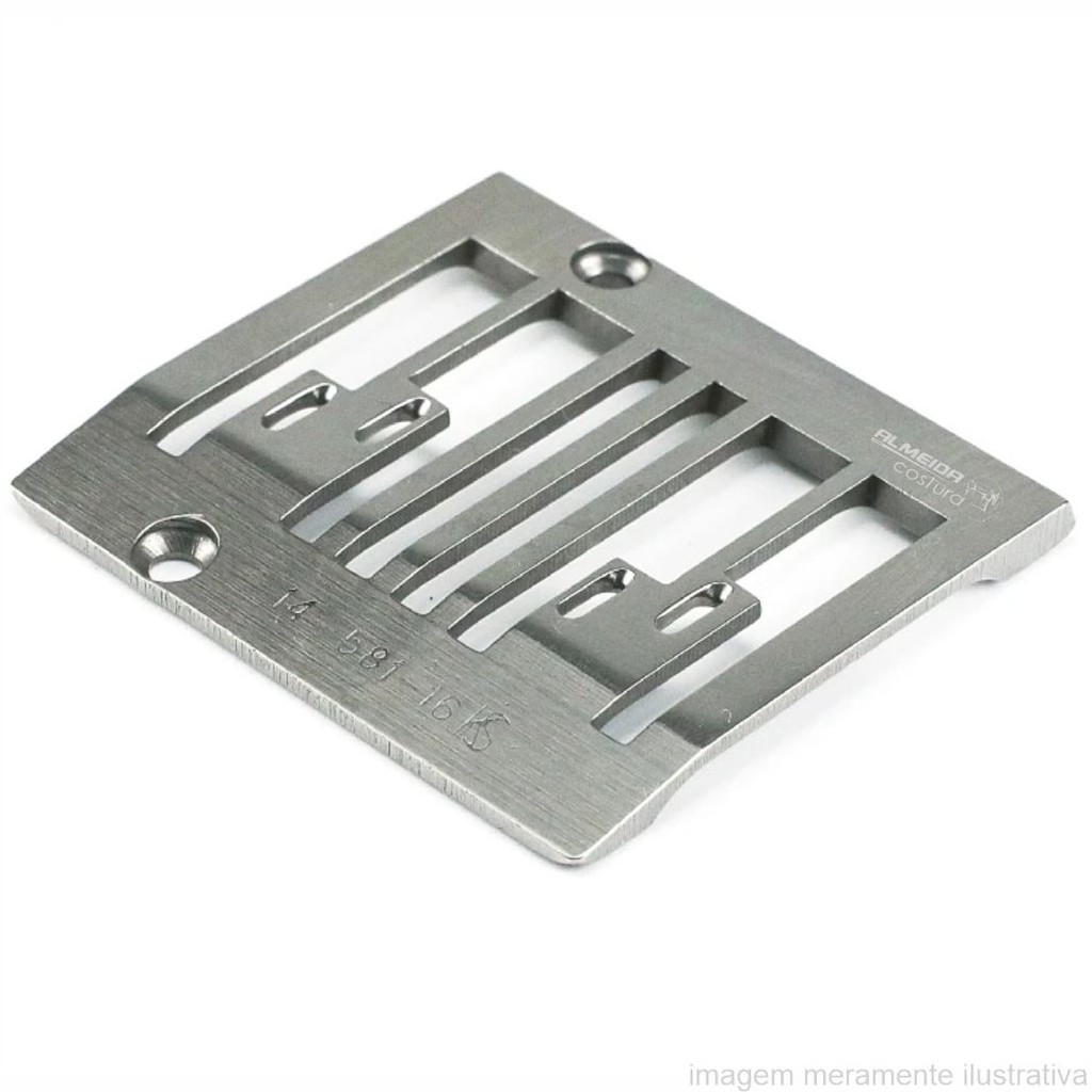 CHAPA DE COS 4 AGULHAS PARA KANSAI SÉRIE DLR-1508P  - 14-5810