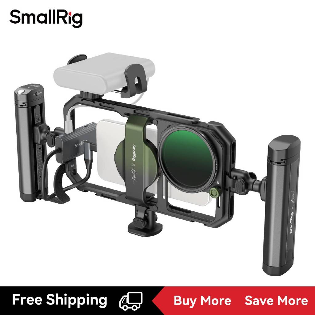 Kit De Vídeo Móvel Multifuncional SmallRig x Brandon Li Edição Co-design Para iPhone Série 17 4596B