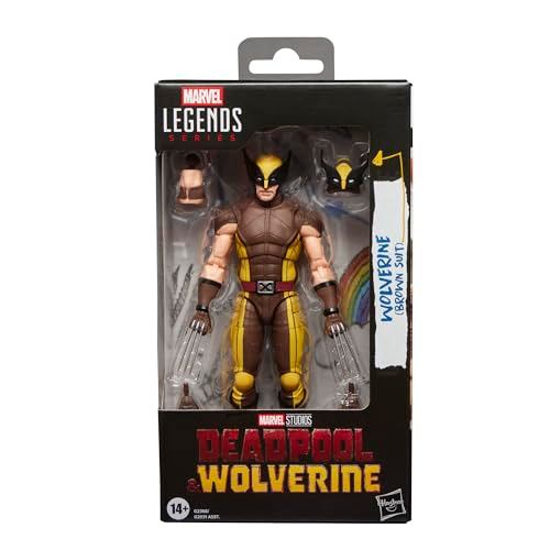 Hasbro MARVEL Legends Series Wolverine (Brown Suit), 15 cm Action Figure G2366 for Marvel Studio Deadpool & Wolverine Co