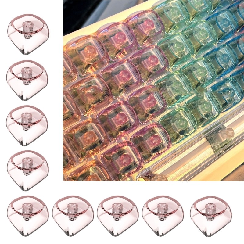 TENB 10 Teclas Profile Keycaps 1U Backlits Para Interruptores Conteúdo