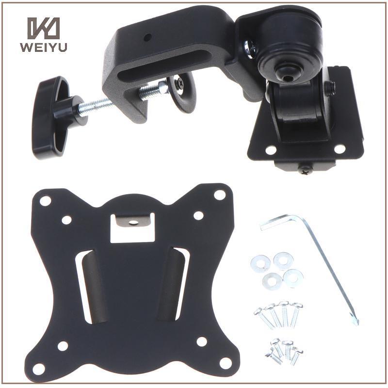 WEIYU Full Motion Pipe Mount Monitor Arm 10kg Display LCD Wall Braet 10mm45mm Braçadeira Ângulo Ajustável Para Configura