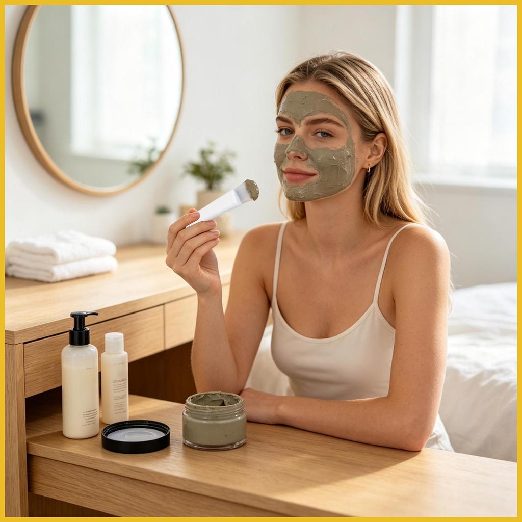 Pincel De Máscara Facial , Protetor Solar Aplicador De Maquiagem , De Argila , Escova De Silicone Para Viagens Em Hotéis