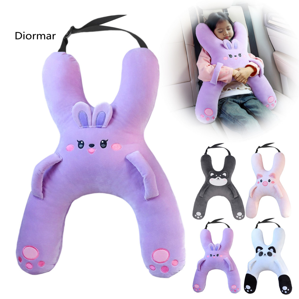 Travel Accessories for Families Toddler Pillow Kids Car Neck for Soft Plush Headrest Cushion for Toddlers and Children C