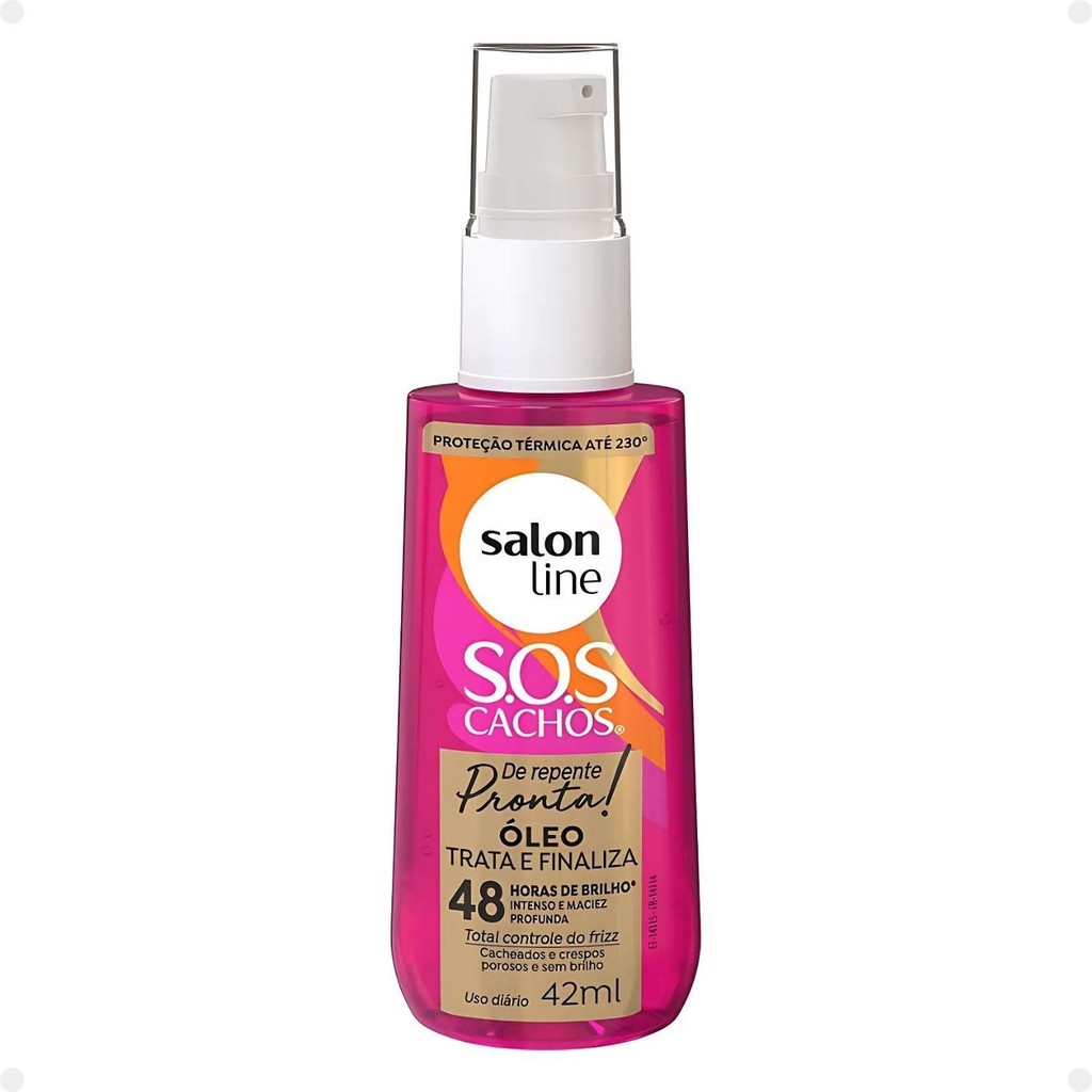 Óleo Reparador Salon Line Sos Cachos De Repente Pronta! 42ml