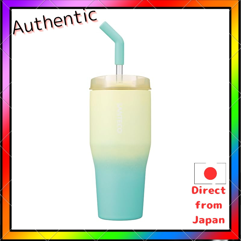 CB Japan ANIE2WAY Tumbler 670ml Vacuum Insulated Stainless Steel Double Layer with Straw and Lid SANTECO