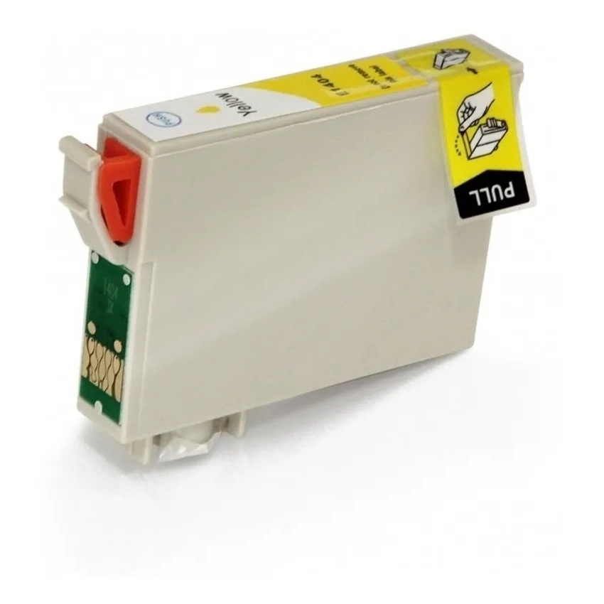 Cartucho Compatível com Epson T140 T1404 T140420 Amarelo TX620FWD TX560WD T42WD 100% Novo