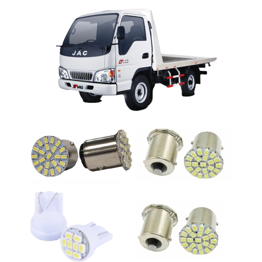 Lâmpadas 22 Led Traseira Seta Ré Freio Jac T140 2012 a 2014