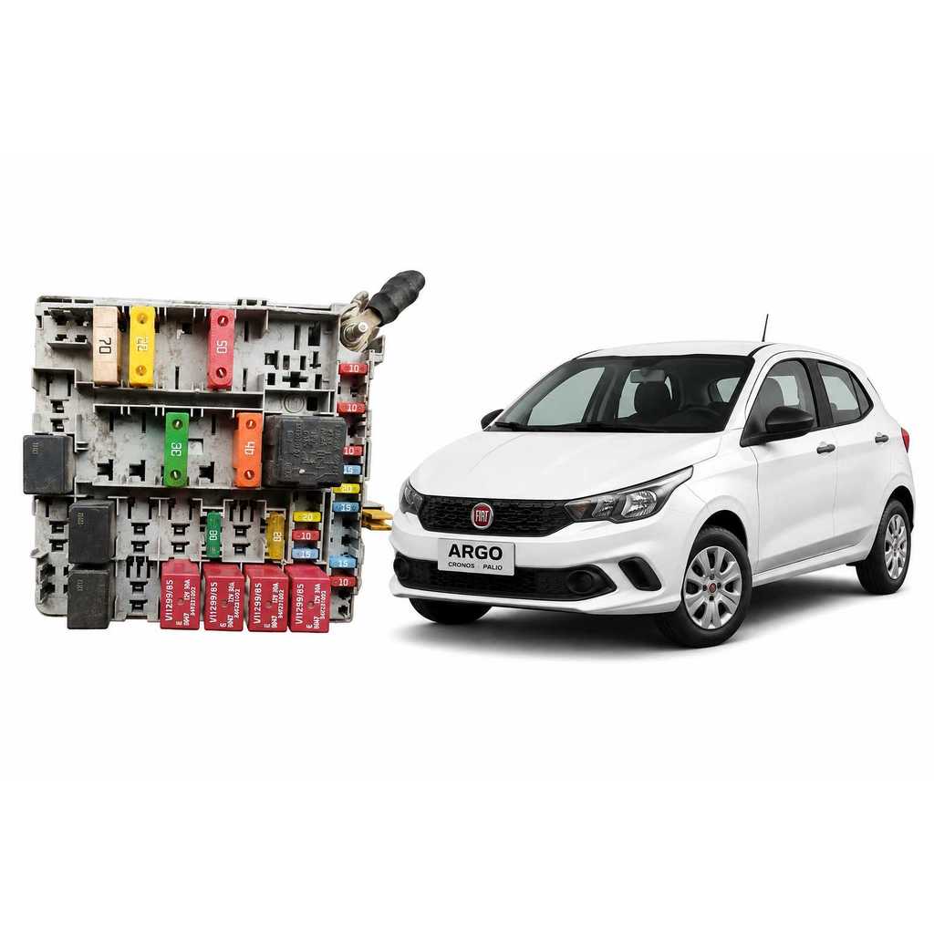 Caixa Fusível Fiat Palio Argo Cronos 1.0 1.3 3cc 2012 A 2020