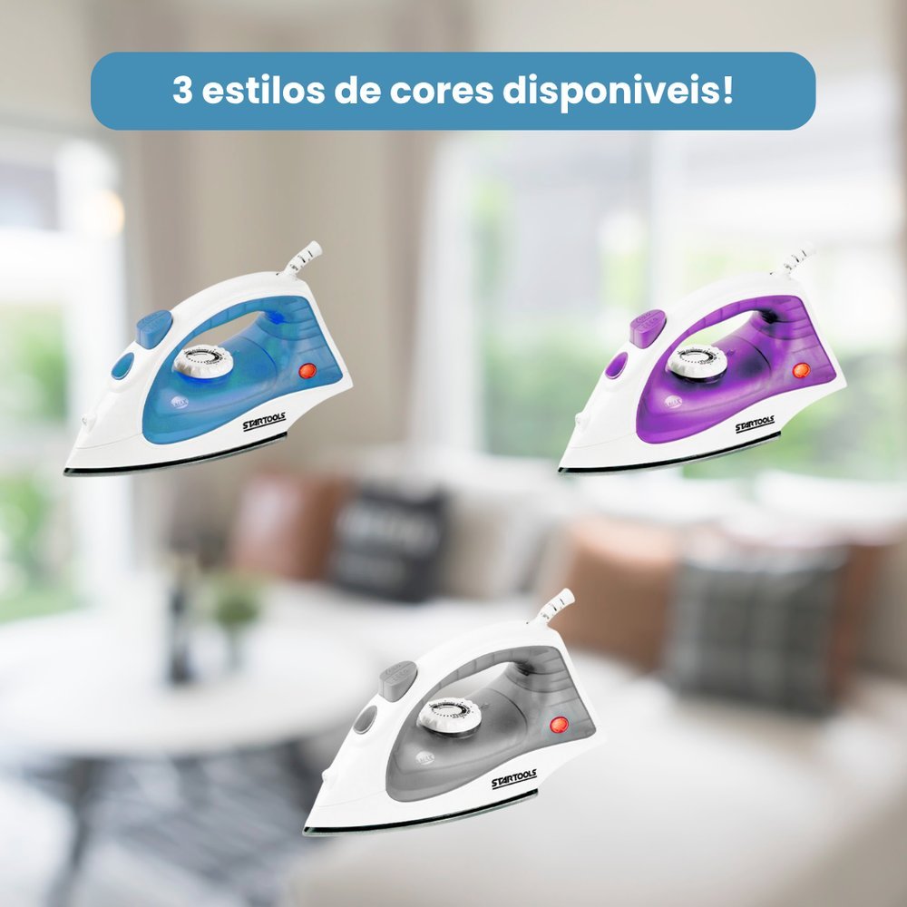 Ferro de Passar A Vapor Premium 220V - Sortido