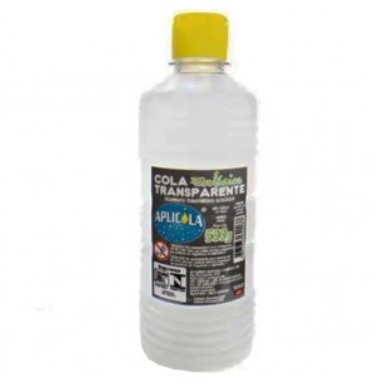 COLA ESCOLAR TRANSPARENTE ECOLOGICA 500G APLICOLA FABRICAÇÃO DE SLIME - GR QUIMICA