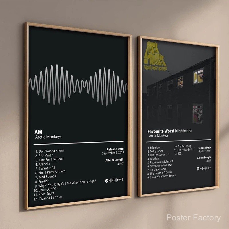 Rock Band Arctic Monkeys Photo Pop Music Album Cover Pictures for Living Room Wall Art Home Decor Canvas Painting Print