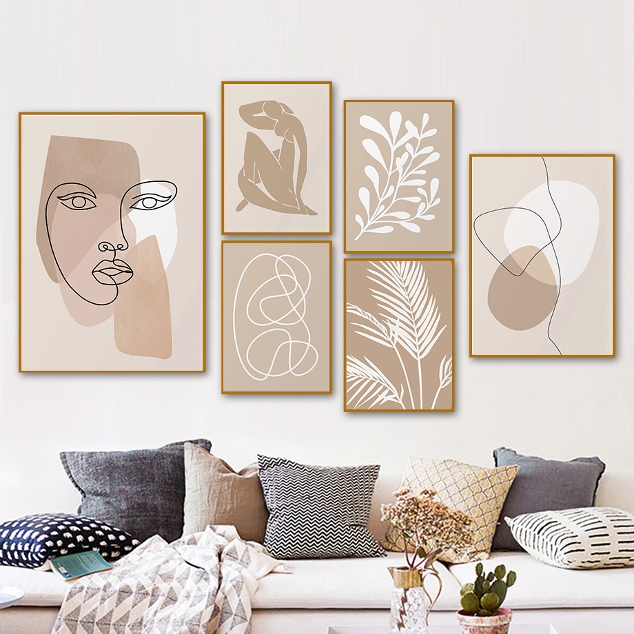Quadro Posters, Folha de Palmeira,Wall Art, Painting Pictures for Bedroom, Living Room, Interior Home Decor, Abstrato