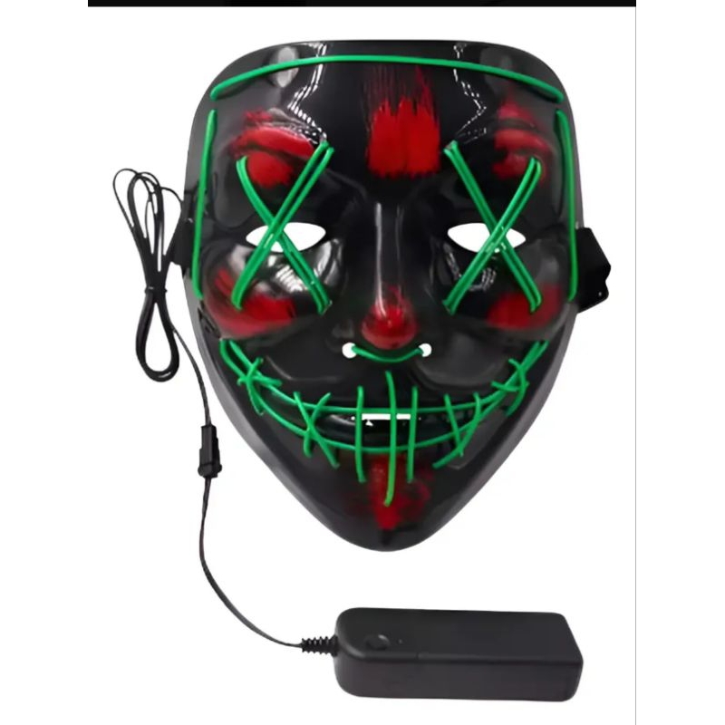 Máscara Led Purge Halloween 🎃