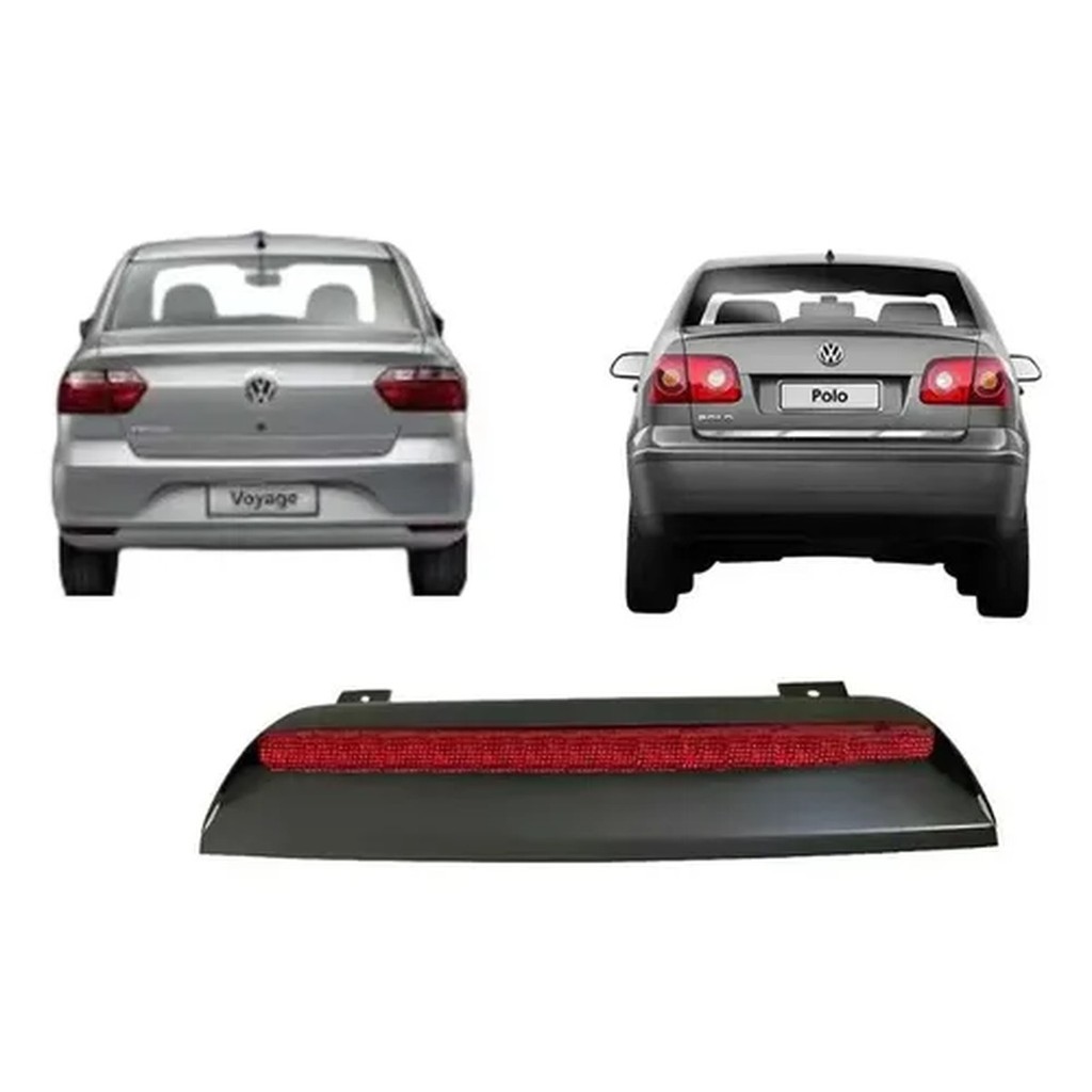 Break Light Luz Freio Vw Polo Sedan Voyage 2003 a 2016