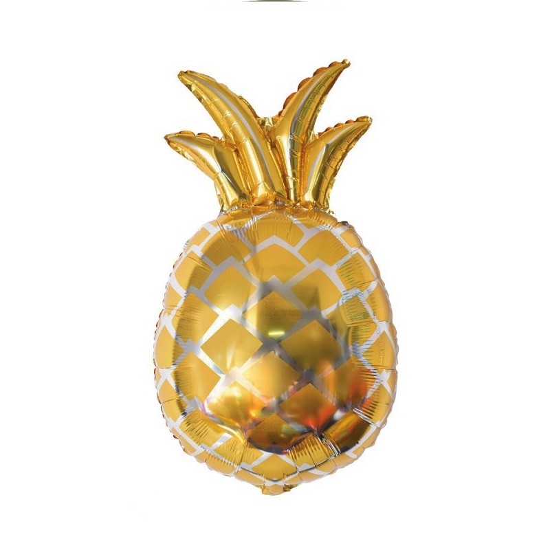 Balão Abacaxi Dourado tropical