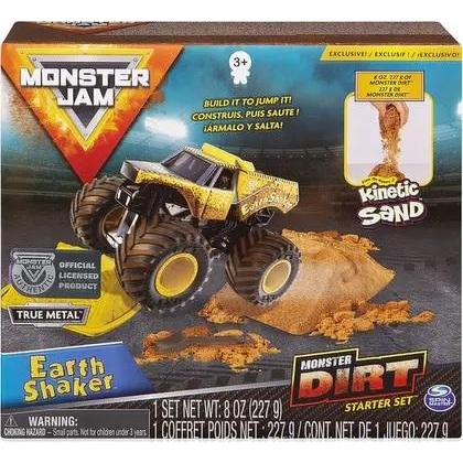 Playset Monster Jam Kinect Sand Earth Shaker 2028 - Sunny