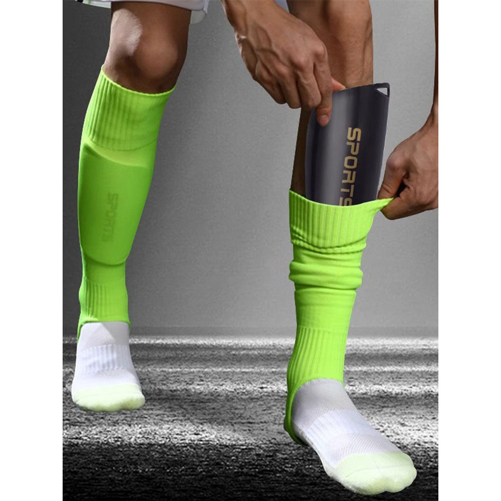 Capa profissional de alta elasticidade para placa, estilo adulto, salto pressurizado, meias de futebol, meias, suporte,