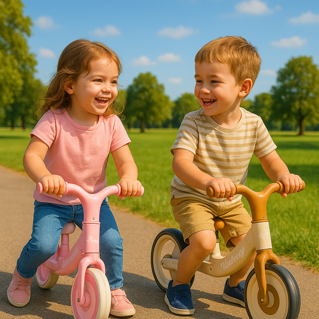 Bicicleta Equilibrio Infantil Sem Pedal Criança Aprendizado Diversao Marrom
