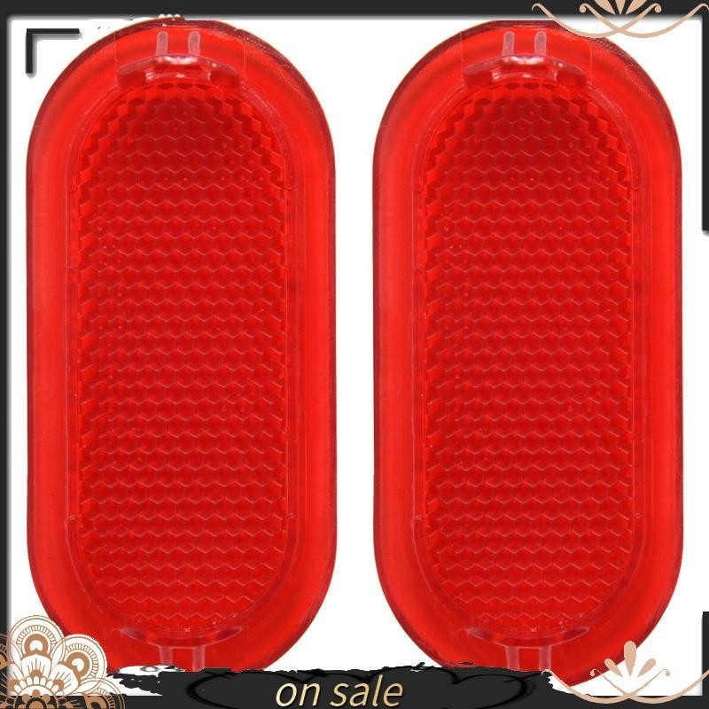 👑2Pcs Painel Interior Da Porta Vermelha Refletor De Luz De Alerta Para Carocha Polo Caddy Touran 6Q0947419