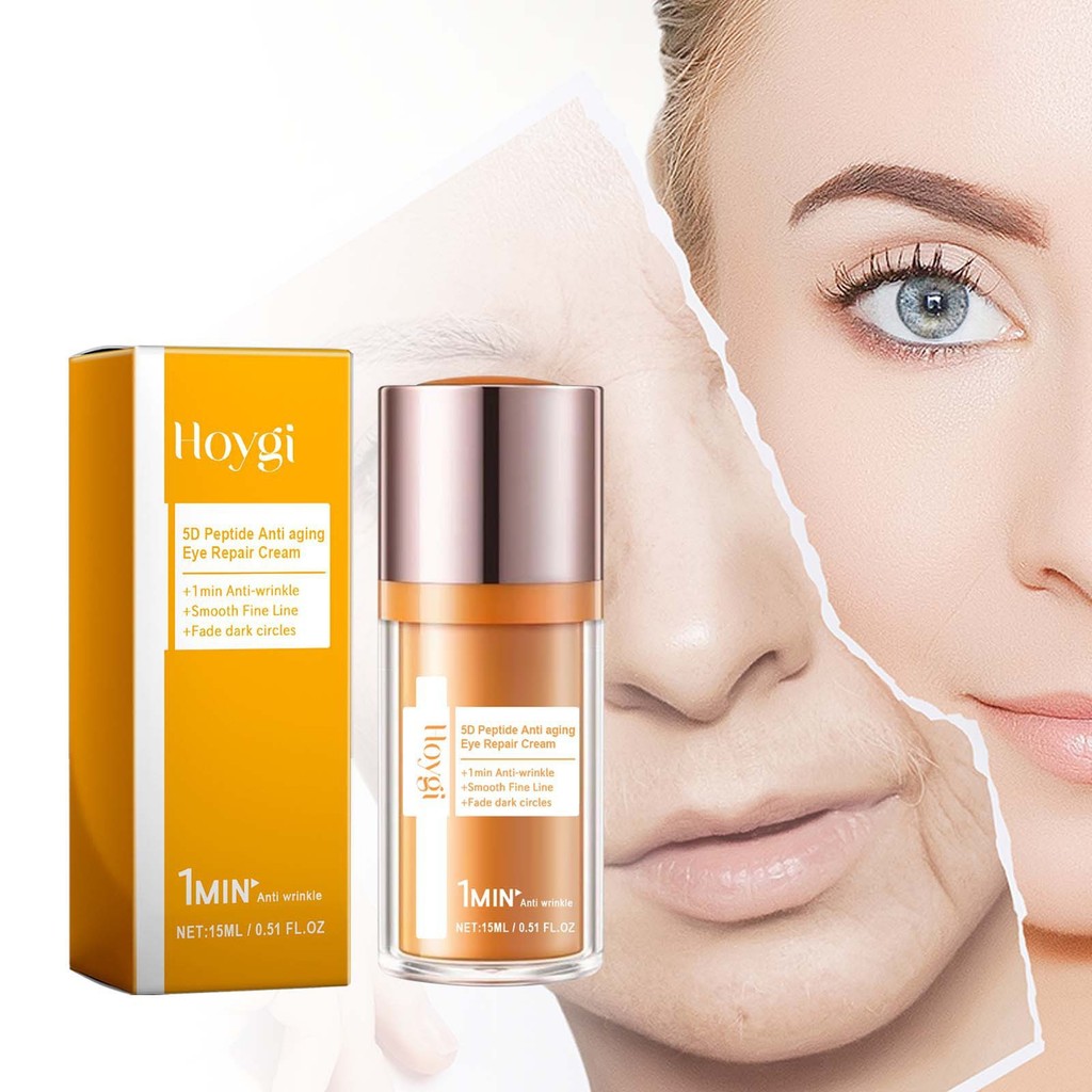 Creme Reparador de Olhos, Anti-Rugas e Redutor de Olheiras, 15ml