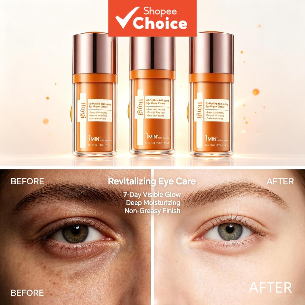 Hoygi Creme Reparador para Área dos Olhos com s 5D, Anti-idade, Anti-rugas, Clareador de Olheiras, Firmeza, 15ml