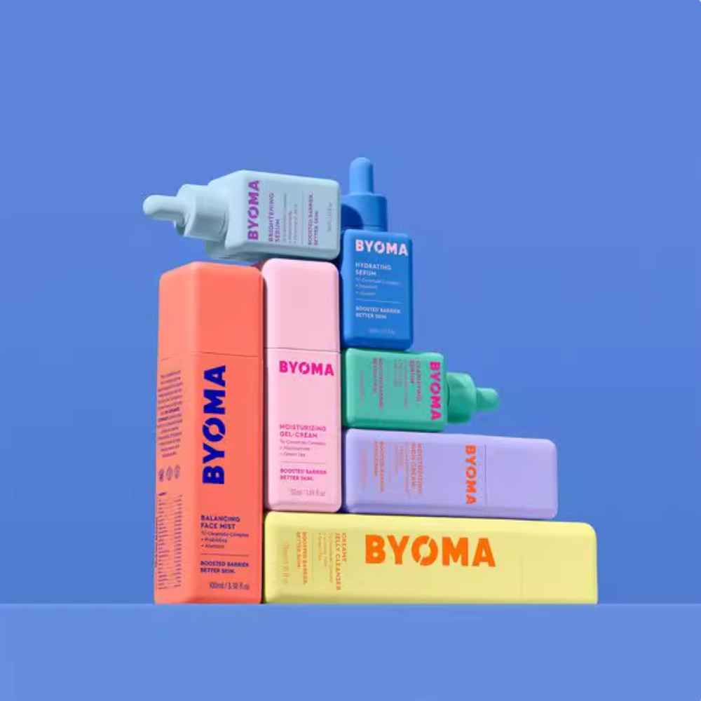BYOMA Linha Skincare Reparadora: Séruns Hidratantes e Creme Facial para Pele Sensível