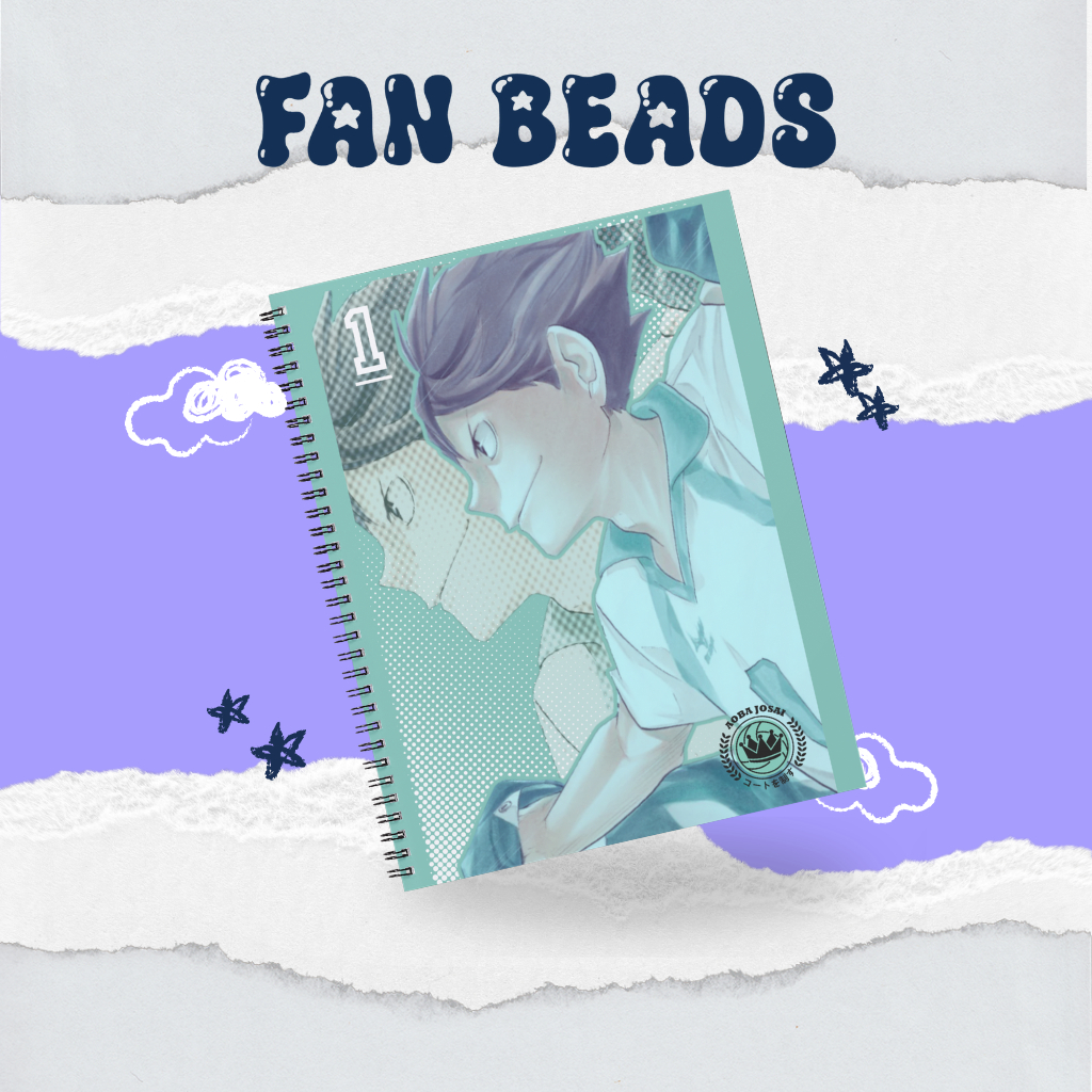 Caderno Universitario A4 Haikyuu Aoba Johsai 1/10 Materias
