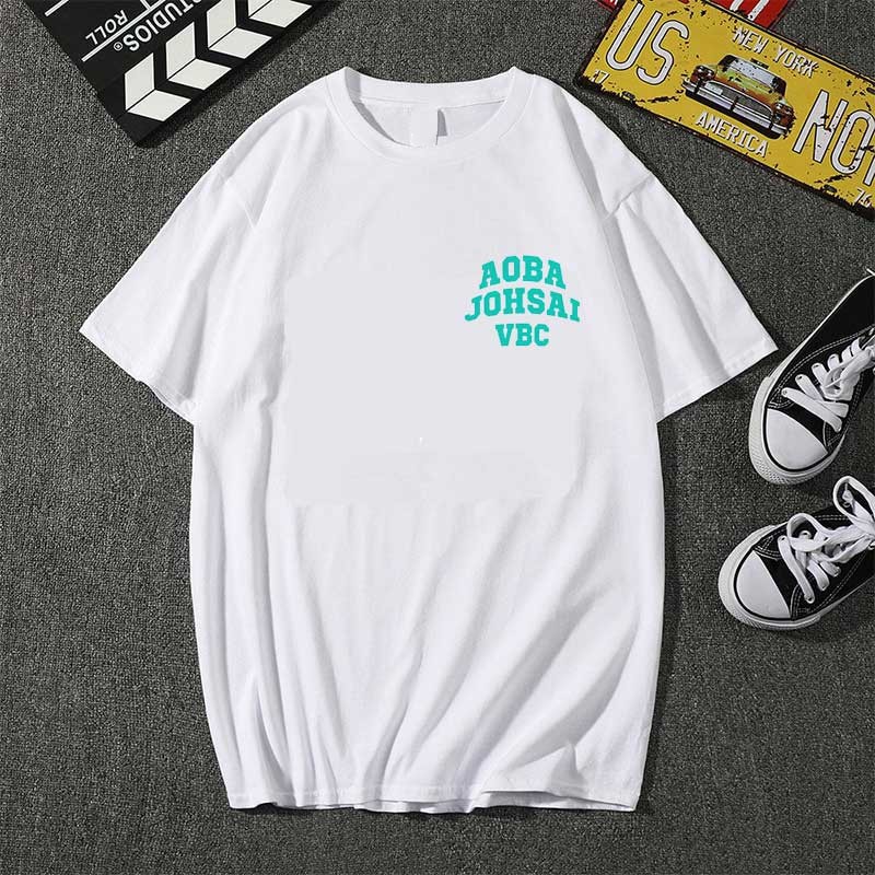 Camiseta Basica Camisa Algodao Haikyuu Aoba Johsai Vbc Volei Unissex
