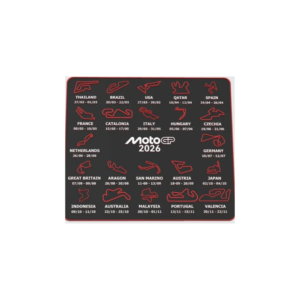 quadro calendário motogp 2026 motos motociclismo racing presente esportes