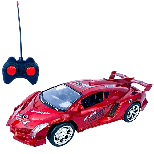 Carro Controle Remoto Carrinho 30cm Lamborghini Brinquedo Racing Hot Vermelho Promoçao Presente