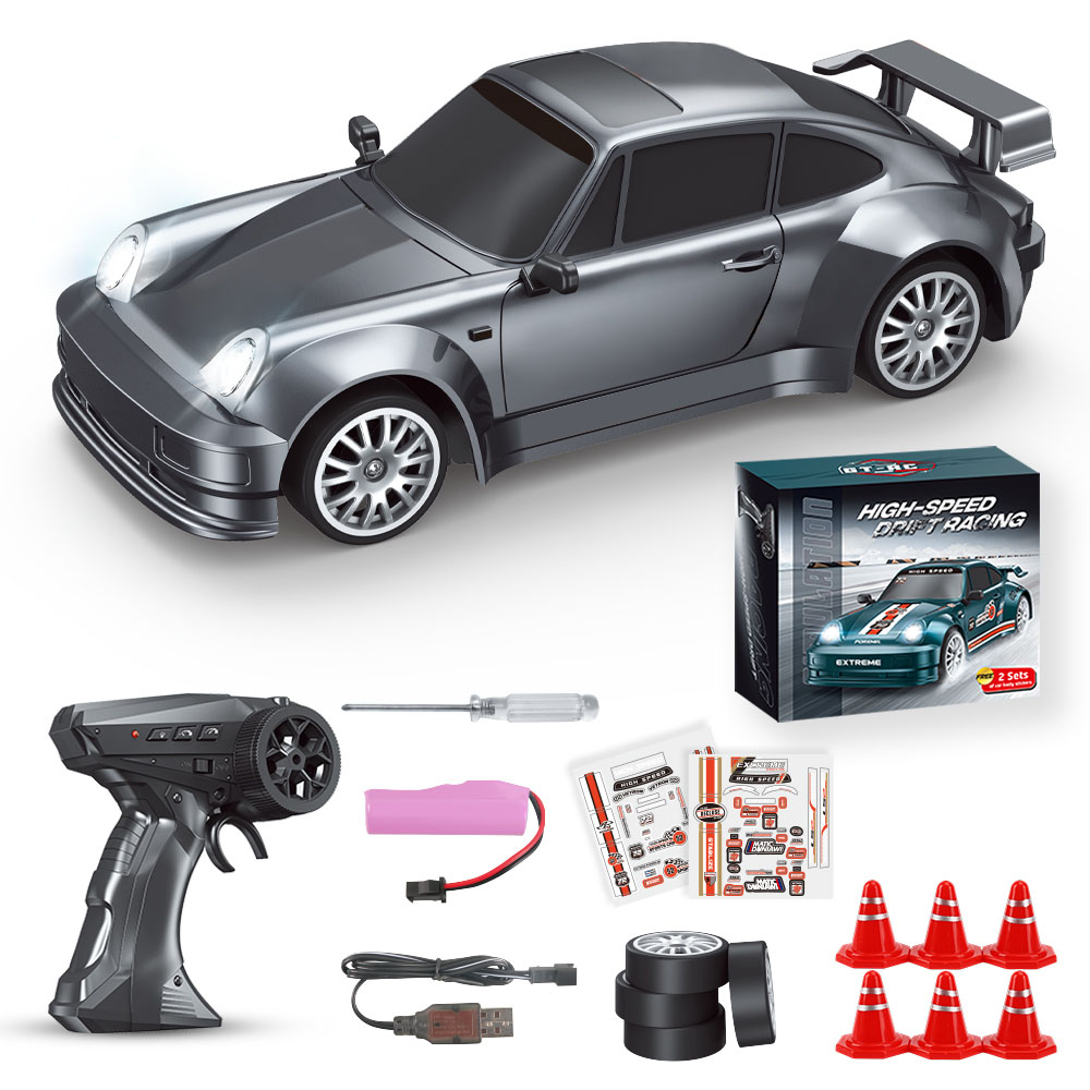 Stunt RC Racing Car Escala 1 : 24 , Presentes De Aniversário De Brinquedo Recarregável Com Velocidade Ajustável
