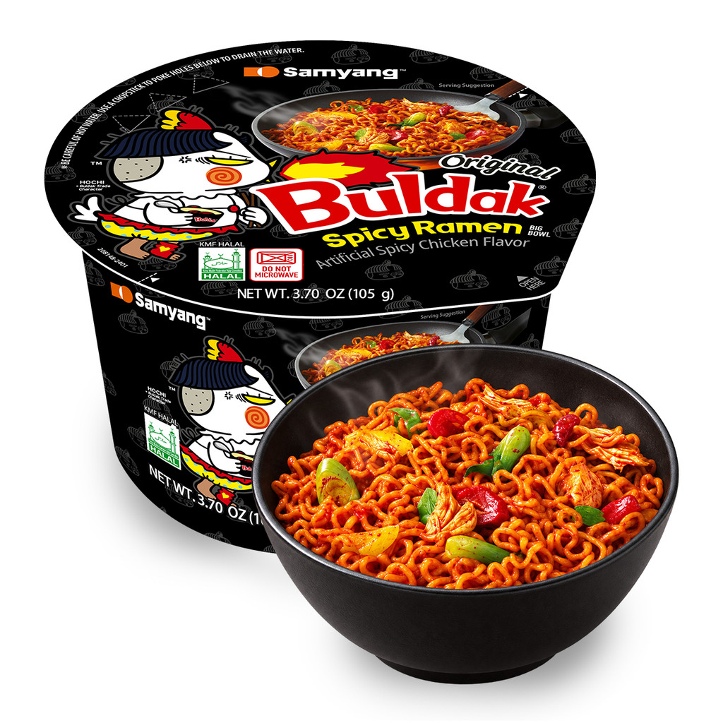 Lamen Coreano Buldak Frango Picante Hot Chicken Big Bowl Samyang 105g