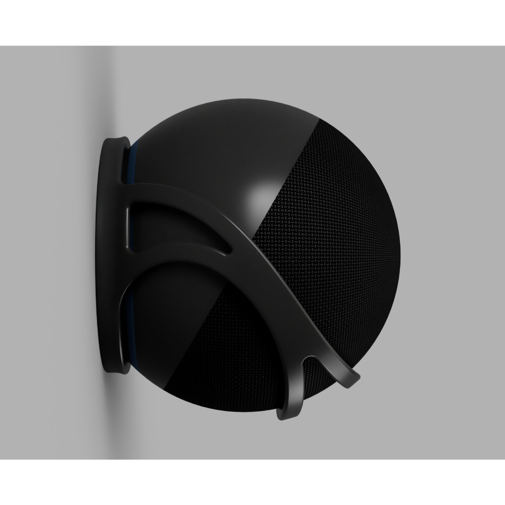 Suporte de Parede para Alexa Echo Dot 4 e 5 Geração Base Fixa Segura Moderna com Parafusos