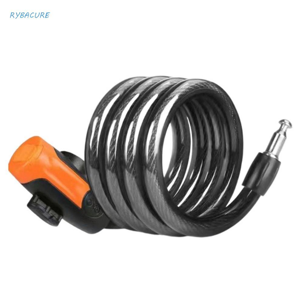 Fechadura De Aço Portátil , Trava De Cabo De Mountain Bike Inoxidável De Liga , Fixa E Segura