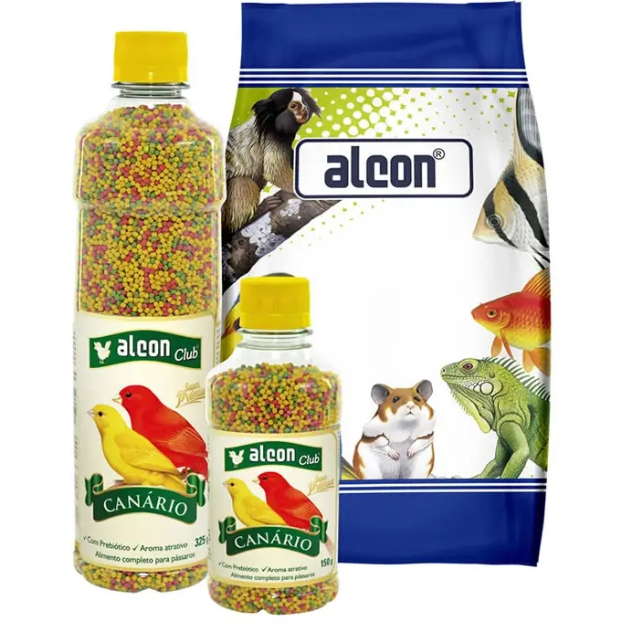 Alcon Club Canário 325g – Ração Super Premium para Canários | Prebiótico + Vitaminas